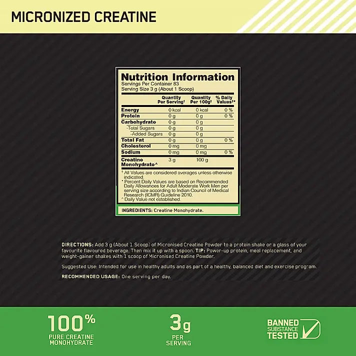 Micronised Creatine Powder