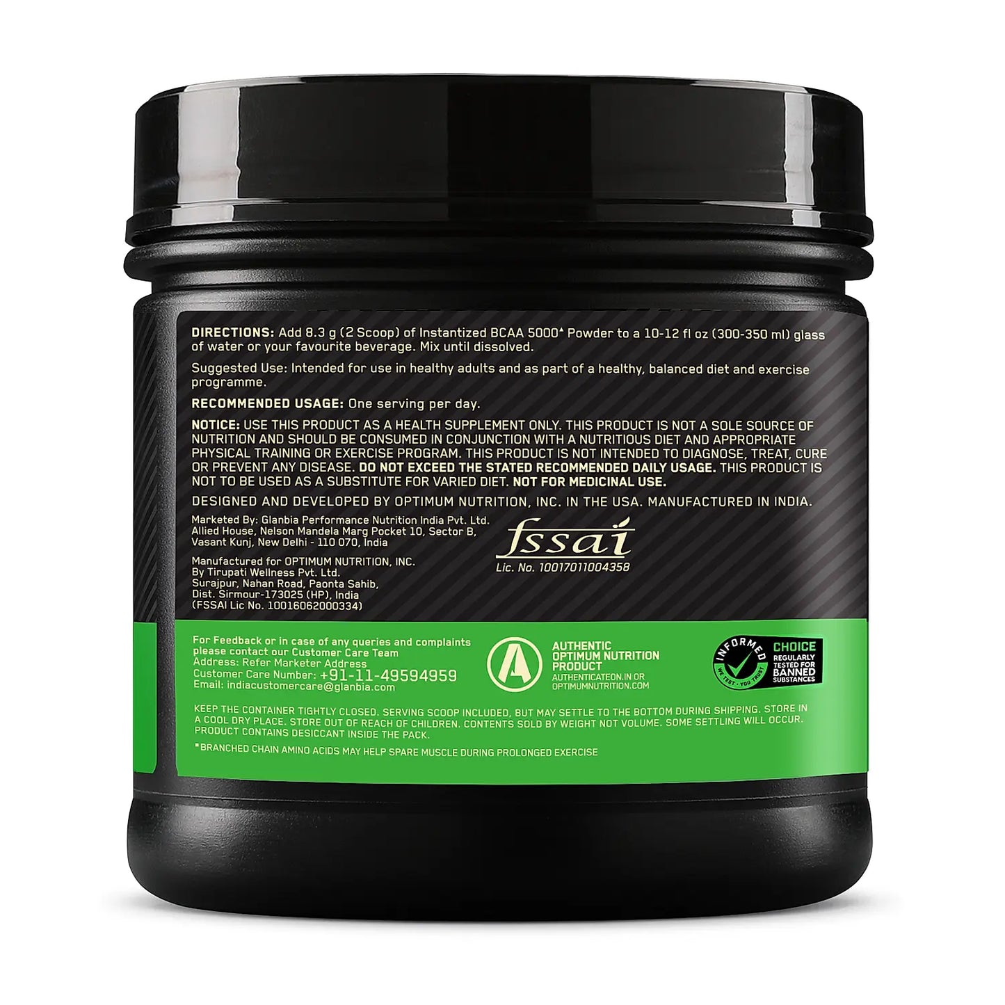 ON BCAA 5000