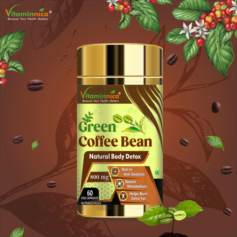 Vitaminnica Green Coffee Bean - Boosts Metabolism and Weight Loss