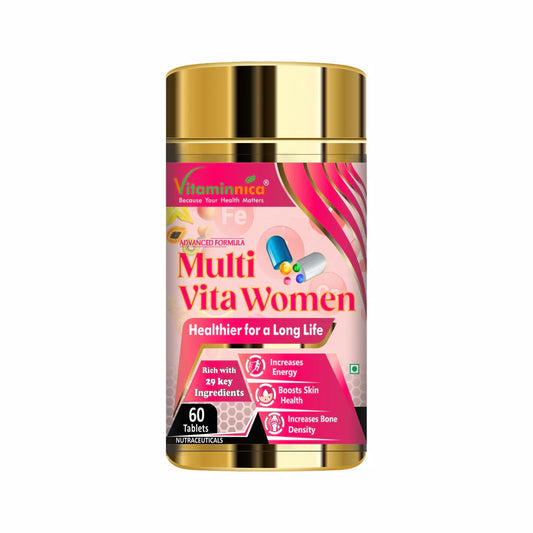 Multi Vita (Multivitamins) - Women and Bone Improves Energy level, Better Skin Density