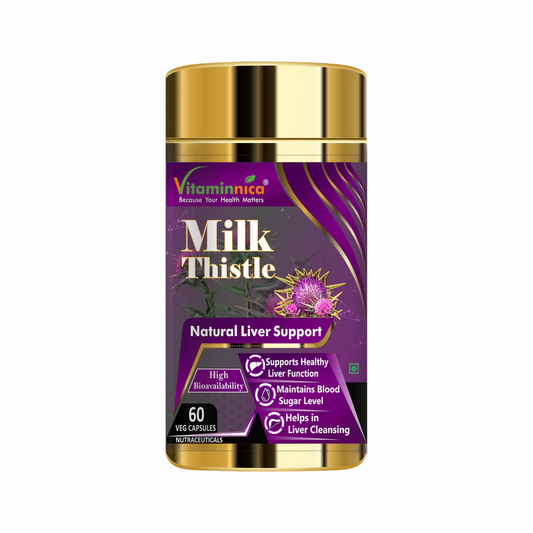 Vitaminnica Milk Thistle- Natural Liver Support and Cleansing