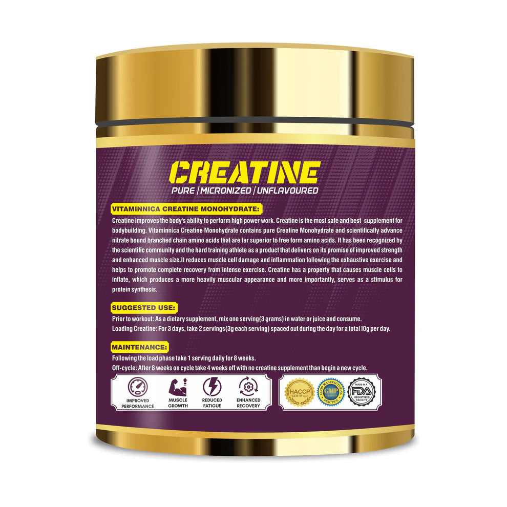 Vitaminnica 100% Pure Creatine Monohydrate