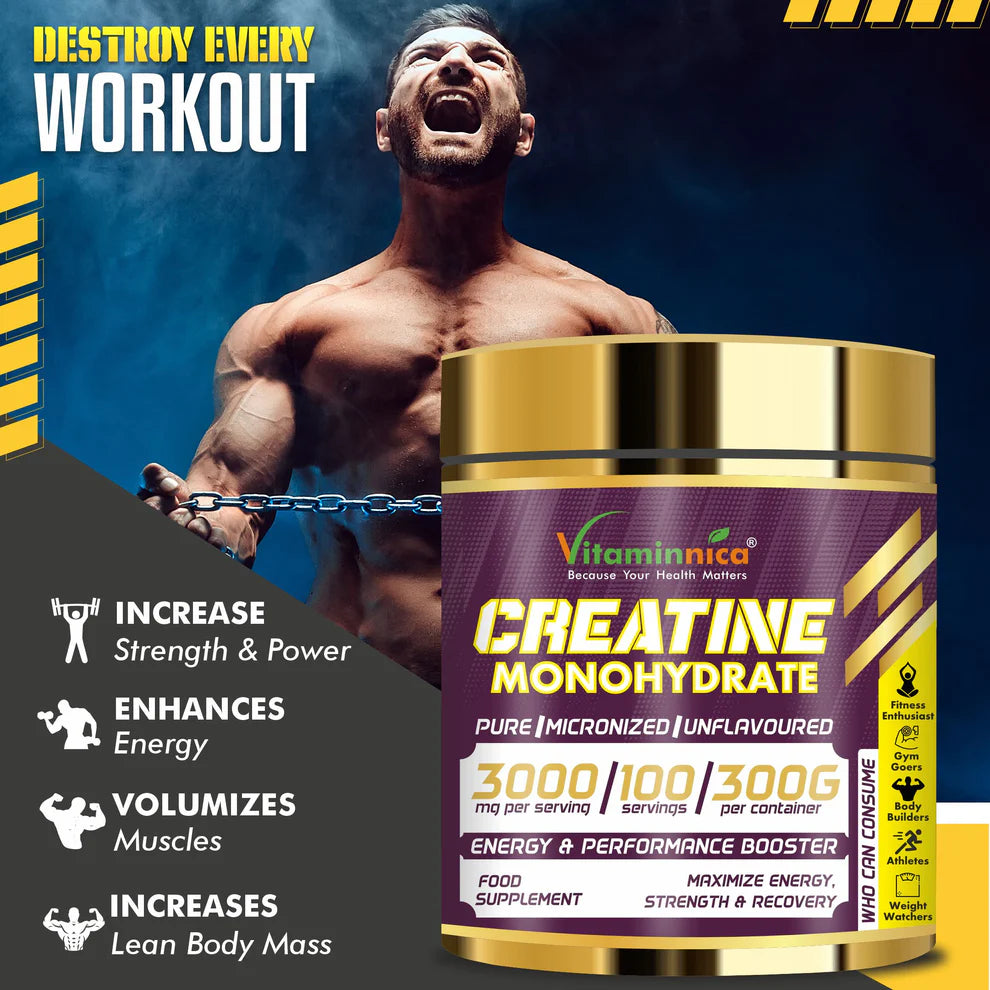 Vitaminnica 100% Pure Creatine Monohydrate