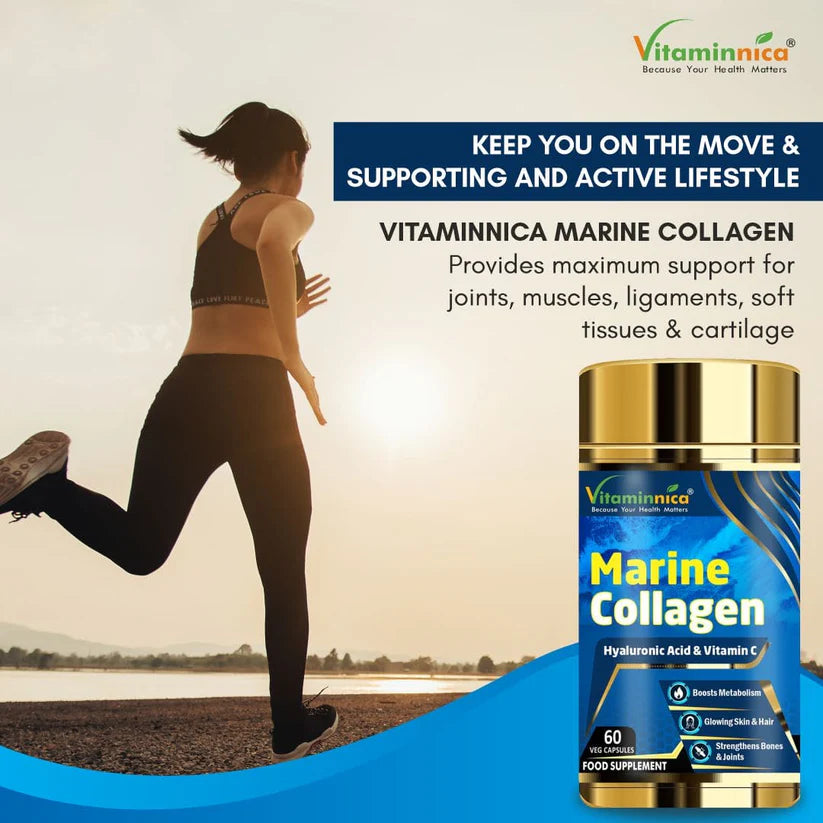 Vitaminnica Marine Based Collagen- Skin, Hair, Nails, Bones & Joints