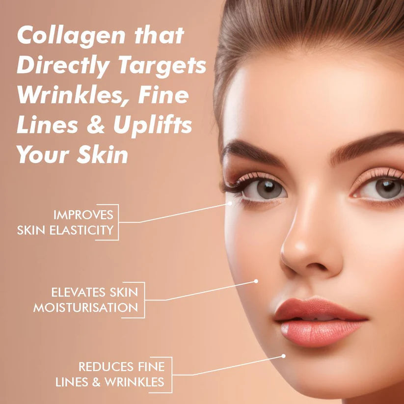 Vitaminnica Plant Based Collagen- Hyaluronic Acid & Vitamin C - Skin, Hair, Bones & Joints