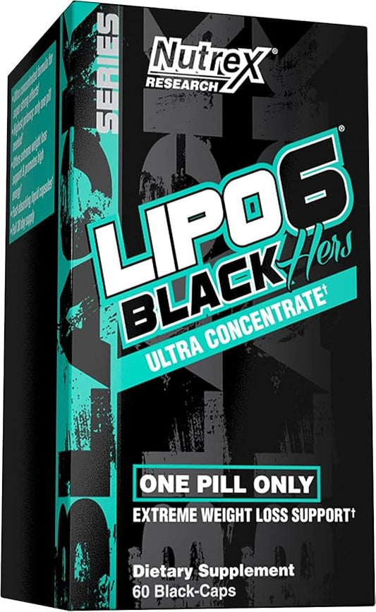 Nutrex Research Lipo-6 Black Hers Ultra Concentrate Pills For Women