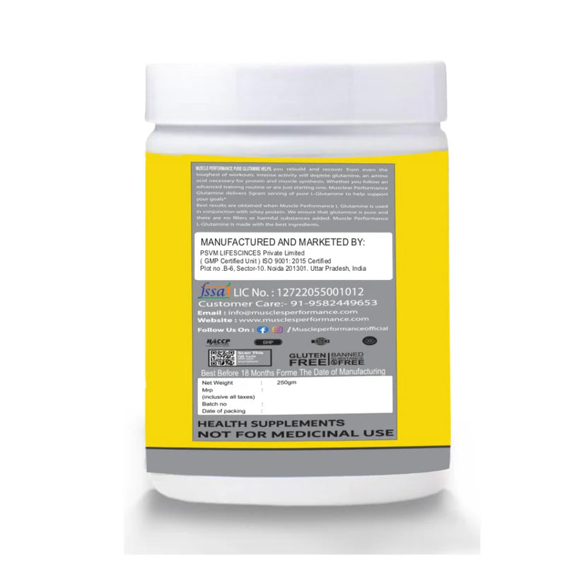 Muscle Performance Pure L-Glutamine