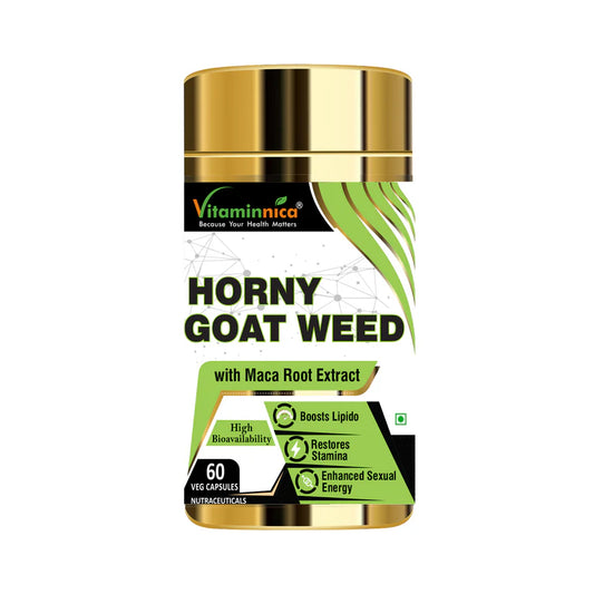 Horny Goat Weed with Maca Root Extract Supports Strength, Stamina & Performance