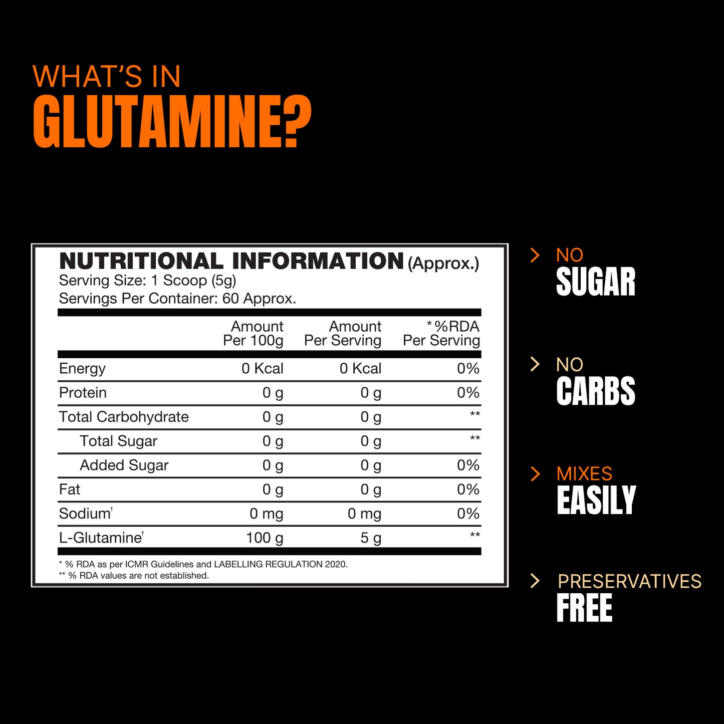 ProSupps Glutamine 300 Amino Acid