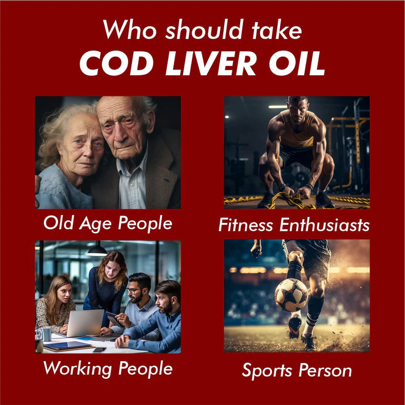 Vitaminnica Cod Liver Oil - Better Eyesight, Heart, Skin & Hair