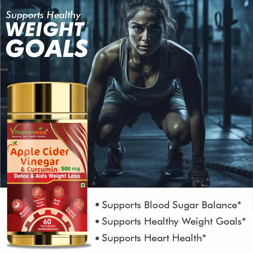 Vitaminnica Apple Cider Vinegar- Healthy Gut, Bloating and Improves Digestion