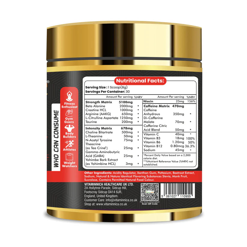 Vitaminnica Battle Zone Pre Workout