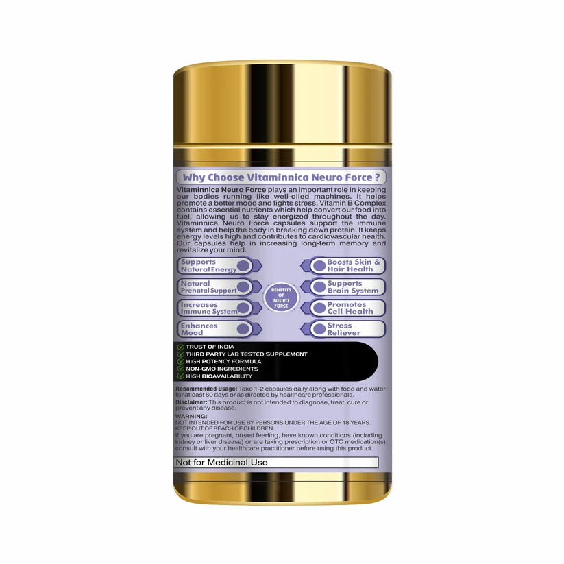 Vitaminnica Neuro Force Natural Brain Booster