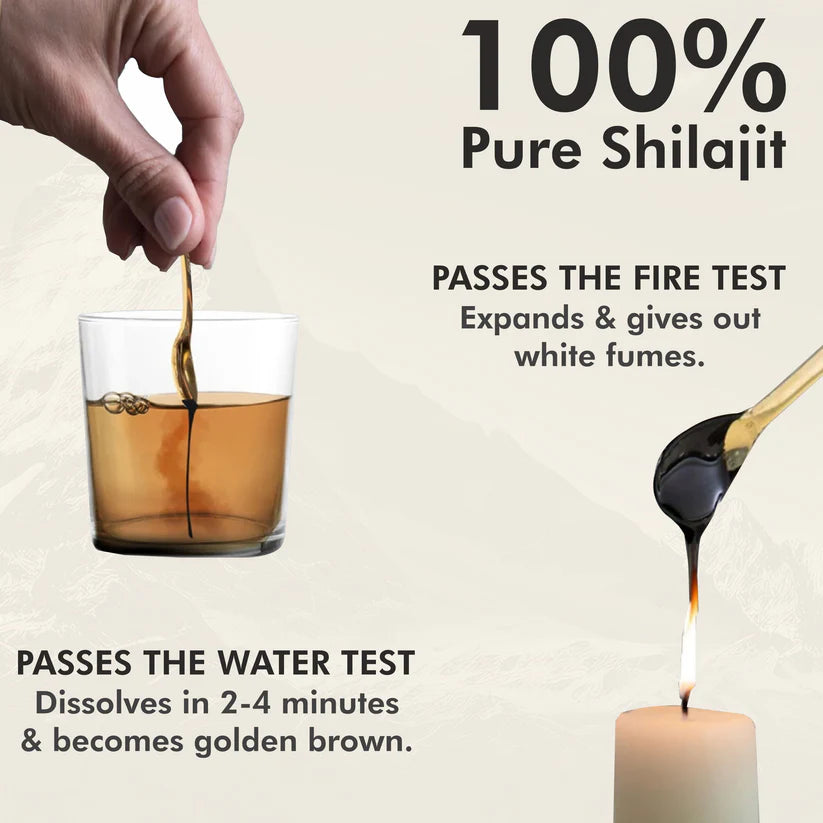 Vitaminnica Shilajit Resin- Pure Organic Himalayan Shilajit with Trace Minerals & Fulvic Acid