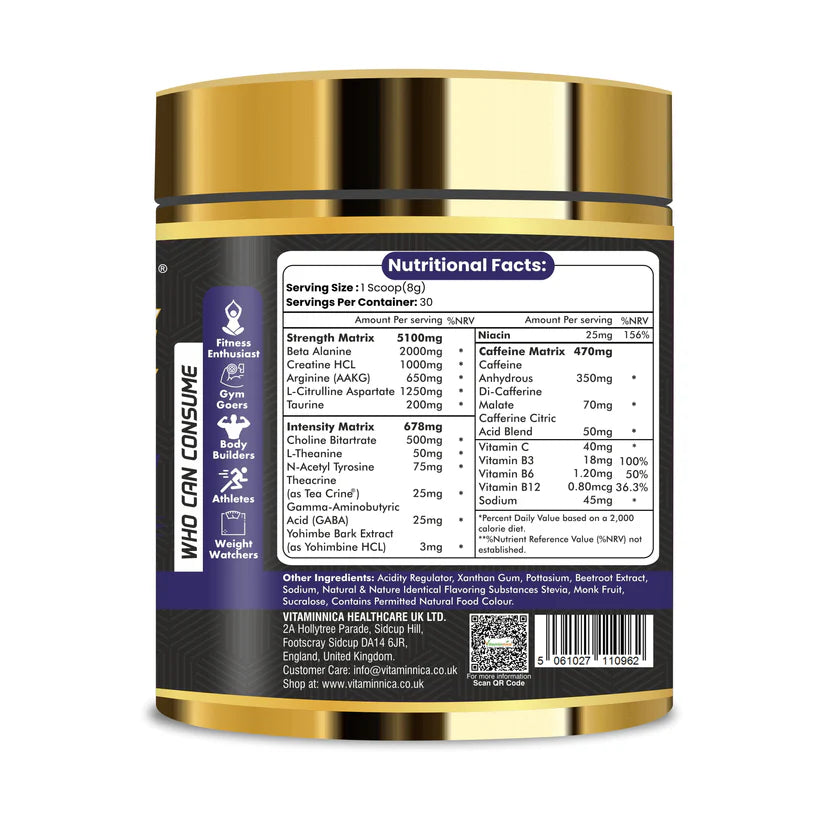 Vitaminnica Battle Zone Pre Workout