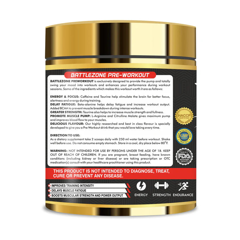 Vitaminnica Battle Zone Pre Workout