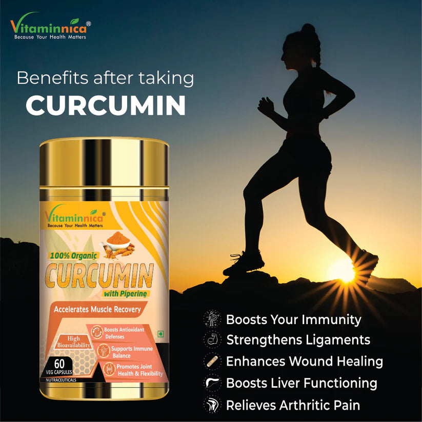Vitaminnica Curcumin with Piperine - Better Immunity, Skin and Joint Health