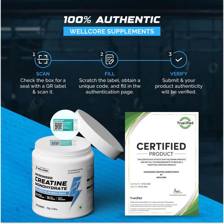 Wellcore - Micronised Creatine Monohydrate